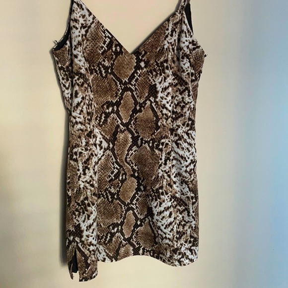 Mini super down mini snake print dress from revolve ♥️ - Picture 1 of 2